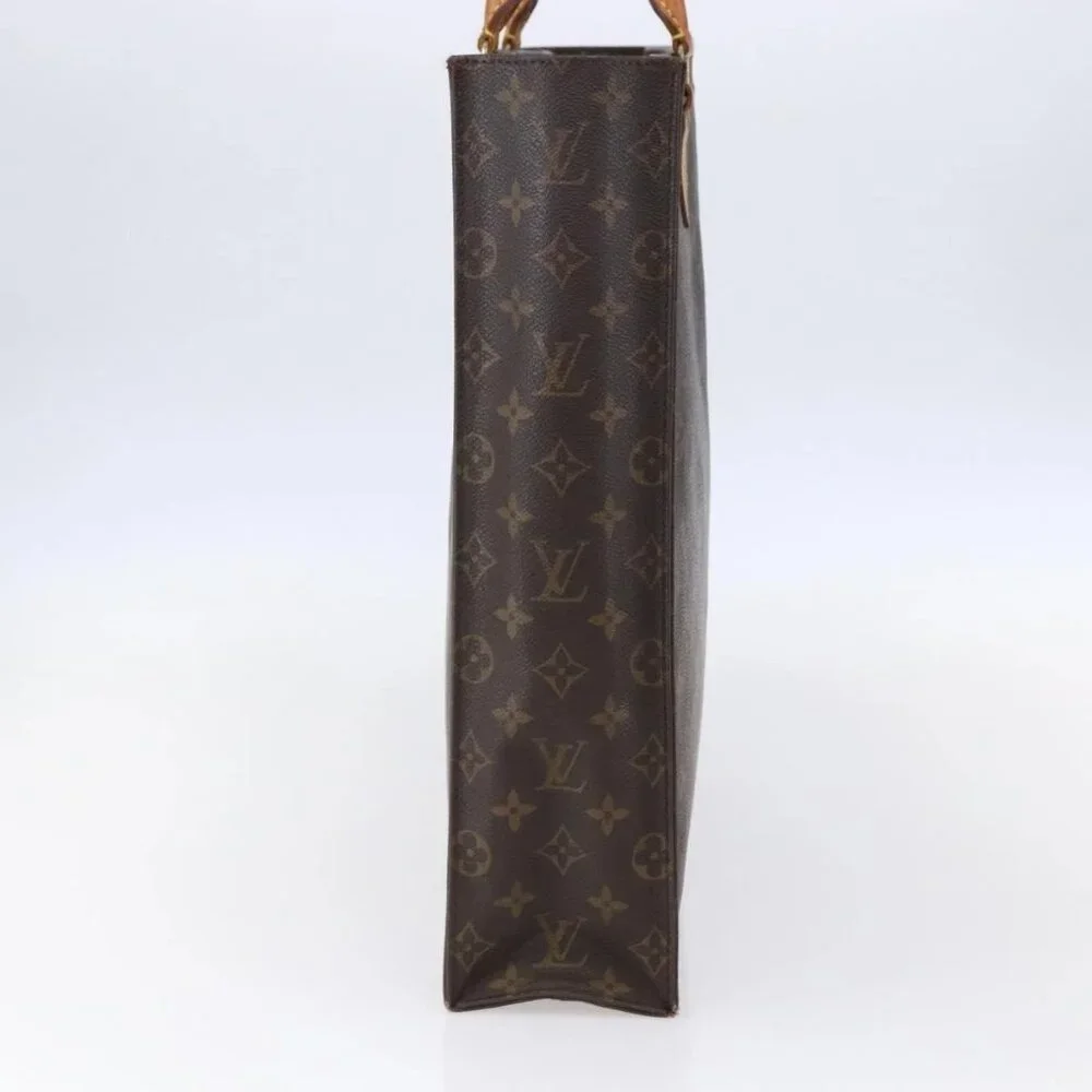 LOUIS VUITTON Monogram Sac Plat Hand Bag